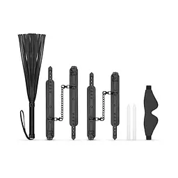 Набір Bedroom Fantasies Bondage Kit Set 5-piece - Black - мініатюра 2