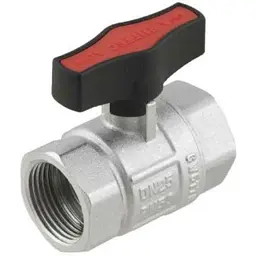 Кран кульовий RAFTEC 1" ВВ, DN25, PN50, GRDV031, CW617N, метелик, GOLD