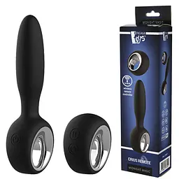 Анальна пробка Dream Toys Crius Remote Plug 15 см (чорний) - мініатюра 2