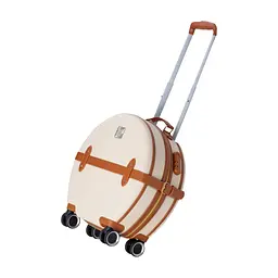 Валіза Semi Line 20" (S) Ecru/Brown (T5670-2) (DAS302666) - мініатюра 7
