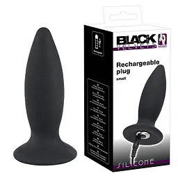 Анальна пробка - Black Velvets Rechargeable Plug Small - мініатюра 1