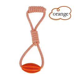 Інтерактивна іграшка для собак Derby Dog Rope Toy with Ball and Handle