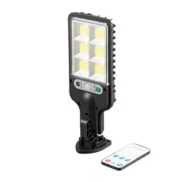 Світильник настінний Intertool LB-0115 акумуляторний вуличний сонячна панель датчик руху світлодіодний - мініатюра 2