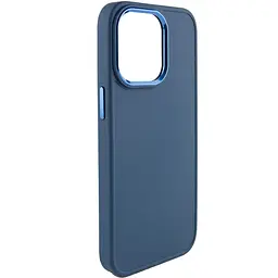 TPU чохол Bonbon Metal Style для Apple iPhone 14 Pro Max (6.7) Синій / Denim Blue