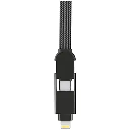 Кабель Rolling Square inCharge XL 2 м чорний (XLM01R) - мініатюра 3