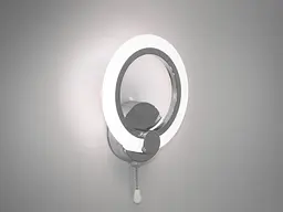 Бра настінне LED Diasha A8022/1HR 13W, 3000K, хром, сучасний дизайн - мініатюра 2