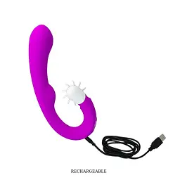 Вібратор Pretty Love Magic Tongue 19.5 см фіолетовий - мініатюра 6