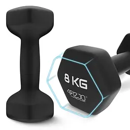Гантелі вінілові 4FIZJO Classic 2 x 8 кг (P-5905973403214) - мініатюра 3