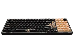 Клавіатура Valkyrie VK99 Pro Dark Scroll RGB Black (VK99PROB)
