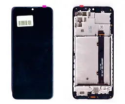 Дисплей ZTE Blade V2020 Smart 8010 чорний + рамка