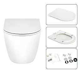Набір Qtap Nest 4 в 1 підвісний унітаз Scorpio Ultra Quiet 520x365x365 + комплект інсталяції QT1433053EUQW45165 - мініатюра 7