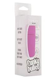 Вібратор для клітора Toy Joy Funky Bullet 5 см фуксія - мініатюра 2
