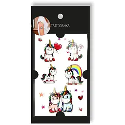 Тату Дружні єдинороги EC-662 (5805800010298) shop (5805800010298) - мініатюра 4