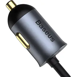 Автомобільний зарядний пристрій Baseus Share Together PPS 2U+2C Gray (CCBT-A0G) [110002] - мініатюра 5