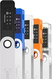 Апаратний гаманець для криптовалют Ledger Nano S Plus Orange BTC 2024 (LNSPOB2) - мініатюра 2