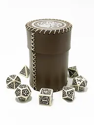 Настільна гра Планета Ігор Чаша для кубиків Ктулху (коричнева) (Dice cup Cthulhu brown) (pi-dc002) - мініатюра 3