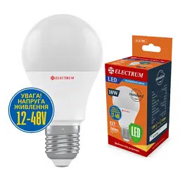 Лампочка Electrum A60 10W PA LS-11 LV Е27 12-48V 4000K (A-LS-1891) - мініатюра 2
