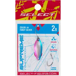Блешня Select Supreme 2.0g 27mm #04 Fancy Silver - мініатюра 2