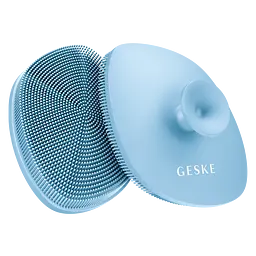 Щітка для обличчя GESKE Facial Brush 4 в 1 з тримачем аквамаринова - мініатюра 4
