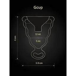 Менструальна чаша з захистом від протікань GCup, 5 мл - мініатюра 9