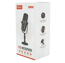 Професійний студійний конденсаторний мікрофон Jmary MCPW12 USB Black - мініатюра 3
