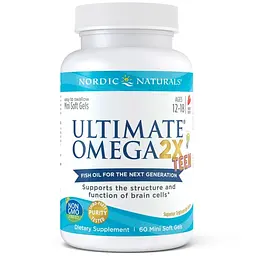 Жирні кислоти Nordic Naturals Ultimate Omega 2X Teen, 60 капсул - мініатюра 2