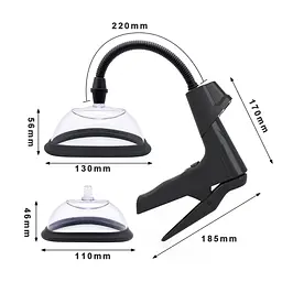 Вакуумна помпа Pompka Pussy Pump with digital display Temptasia 60-00055 99202 - мініатюра 4