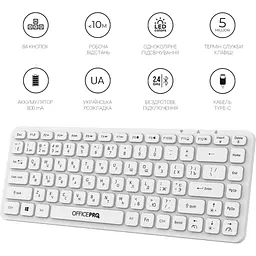 Клавіатура OfficePro SK790W [128849] - мініатюра 12
