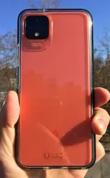 Протиударний прозорий чохол GEAR4 Piccadilly D3O з антимікробним покриттям для Google Pixel 4 (5.7") Black + Transparent - мініатюра 2