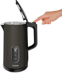 Електрочайник Tefal Digital 1.7 л з подвійними стінками 5 режимів чорний kuh0015387 - мініатюра 8