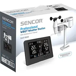 Метеостанція Sencor чорний (SWS9500) - мініатюра 14