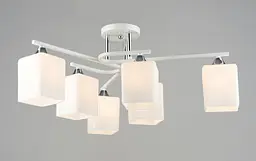 Люстра стельова Sirius B N6193/6 WT+CH на 6 плафонів