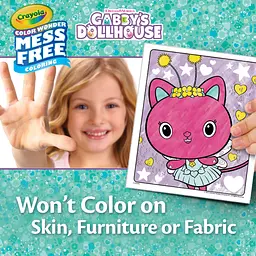 Розмальовка Crayola Color Wonder Gabby's Dollhouse 18 сторінок та 4 фломастери - мініатюра 6