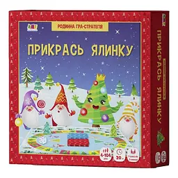 Дитячий ігровий набір "Прикрась ялинку" Ранок 21401 з гральним кубиком