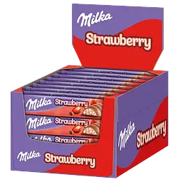 Шоколадні батончики Milka Erdbeer Riegel Strawberry 5 х 36.5 г - мініатюра 6
