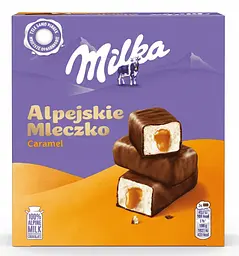 Цукерки пташине молоко Milka Alpine Milk Caramel 330г