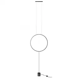 Люстра/торшер Redo SLICK SU/LAMP RD LED 19W 3000K SBK (4.1.2) 01-2197