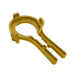 Відкривачка для банок ключ знімач для відкривання та закривання гвинтових кришок твіст (66, 82, 89, 100 мм), Kitchette Жовтий 84528