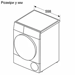 Siemens Сушильна машина Siemens тепловий насос, 9кг, D, 61см, дисплей, білий - мініатюра 10