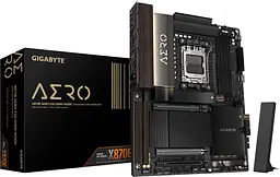 Материнська плата GIGABYTE X870E AERO X3D DARK WOOD (X870E AERO X3D DARK WOOD) (Socket AM5, AMD X870E, ATX) - мініатюра 2