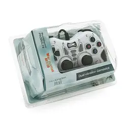 Геймпад джойстик Microkingdom 8700 DoubleShock USB White - мініатюра 6