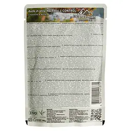 Вологий корм для котів Carpathian Pet Food Hairball control з качкою в желе для виведення шерсті 80 г - мініатюра 2