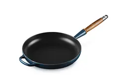 Сковорода універсальна Le Creuset Signature Wooden Handle Frying Pan 28 см синя 20258281290422 - мініатюра 4