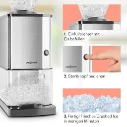 Подрібнювач для льоду KLARSTEIN Ice Crusher сірий (10028440) - мініатюра 2