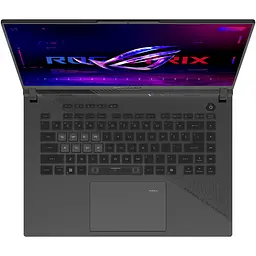 Ігровий ноутбук ASUS ROG Strix G16 G614FR AMD Ryzen 9 9955HX3D до 5, 4 ГГц, 16 дюймів, 2, 5 КБ, WQXGA, IPS, 240 Гц, 32 ГБ DDR5, 1 ТБ SSD, NVIDIA GeForce RTX 5070 Ti 12 ГБ GDDR7, Windows 11 Pro, Eclipse Grey - мініатюра 3