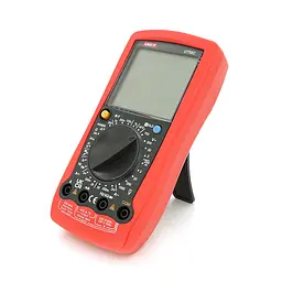 Мультиметр UNI-T UT58C Вимірювання: V (AC/DC), A (AC/DC), Ω, C, °C/°F. Функції: Data Hold, продзвонювання, тест діодів/транзисторів. - мініатюра 4