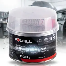 Шпаклівка універсальна Polfill 500 гр з затверджувачем (43108)