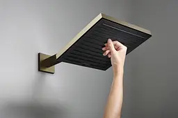 Верхній душ Hansgrohe Pulsify E 260 1jet EcoSmart brushed bronze 24331140 - мініатюра 2