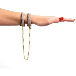 Лакшері наручники-браслети з кристалами Rianne S: Diamond Cuffs - мініатюра 5
