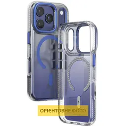 Чохол TPU+PC Puloka Resplendent with Magnetic Fit для Apple iPhone 17 (6.3") Blue - мініатюра 2